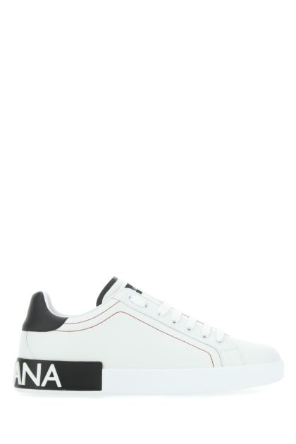 Sneakers Portofino in pelle bianca