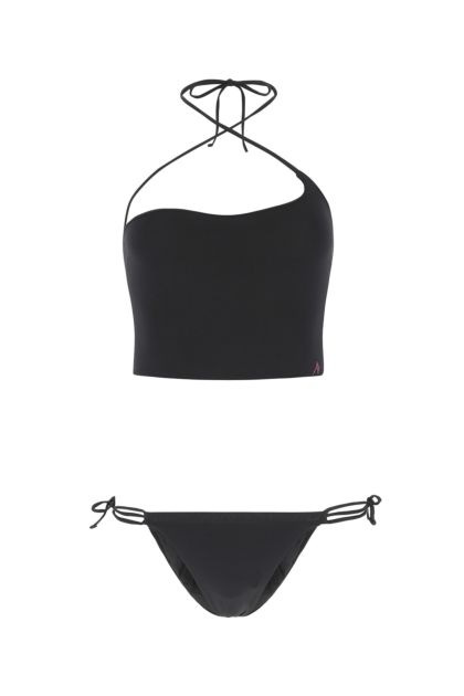 Bikini in nylon stretch nero 
