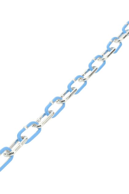 Collana Chain in argento bicolor