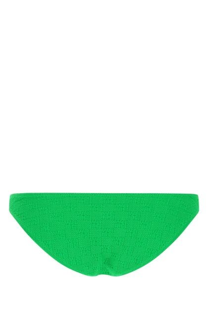 Slip mare in nylon stretch verde fluo