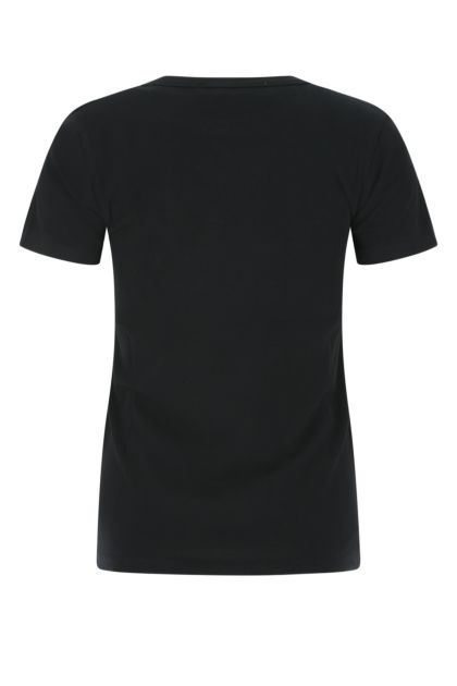 T-shirt in cotone nero 