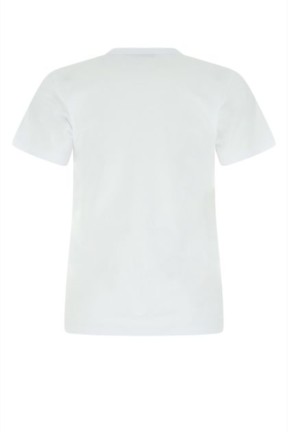 T-shirt in cotone bianco 