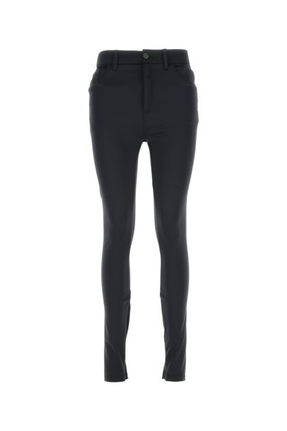 Pantalone in nylon stretch nero
