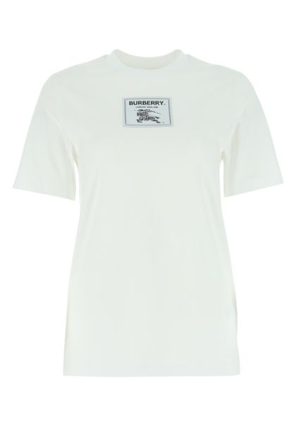 T-shirt in cotone bianco 