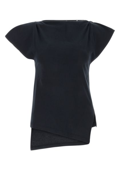 T-shirt Sebani in cotone nero