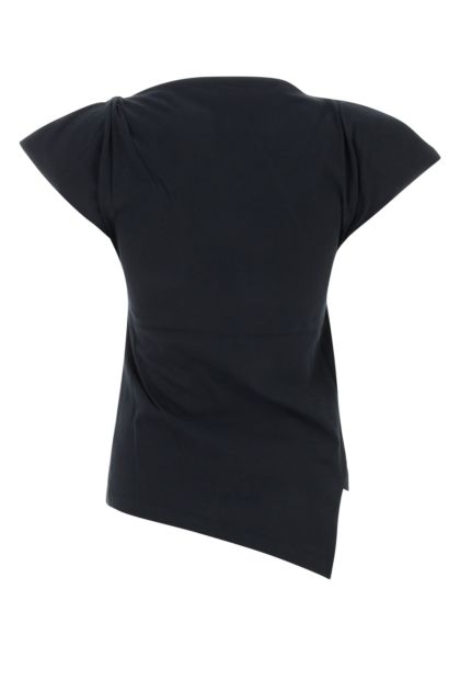 T-shirt Sebani in cotone nero