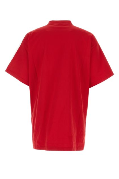T-shirt oversize in cotone rosso