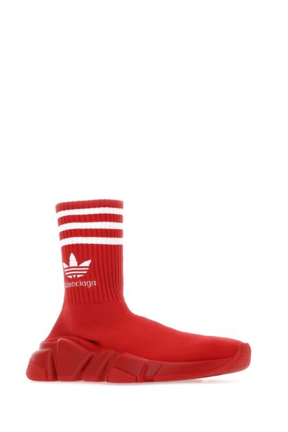 Sneakers Speed in maglia tecnica rossa 