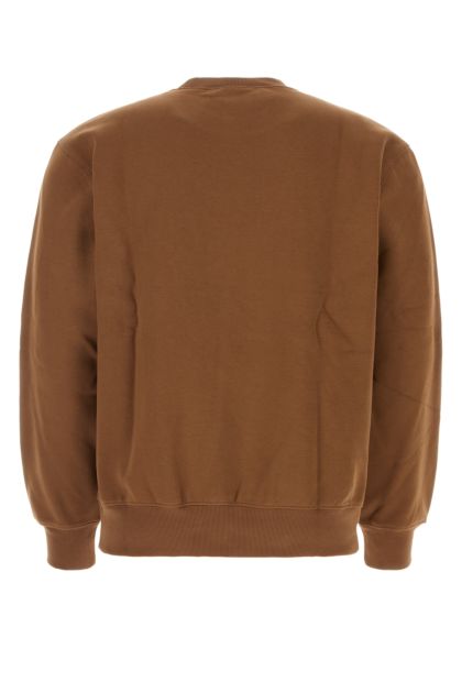 Carhartt Sweatshirt in misto cotone marrone
