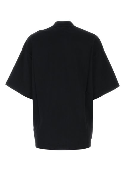 T-shirt oversize in cotone nero