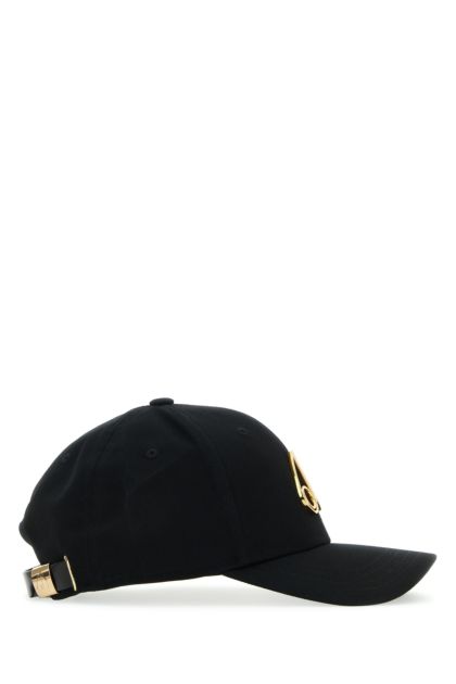 Cappello da baseball in cotone nero 