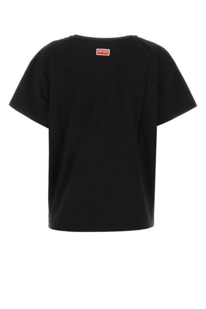 T-shirt in cotone nero 