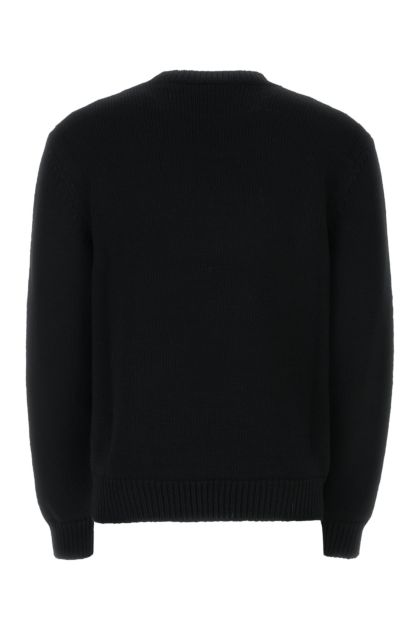 Maglione in misto lana nera