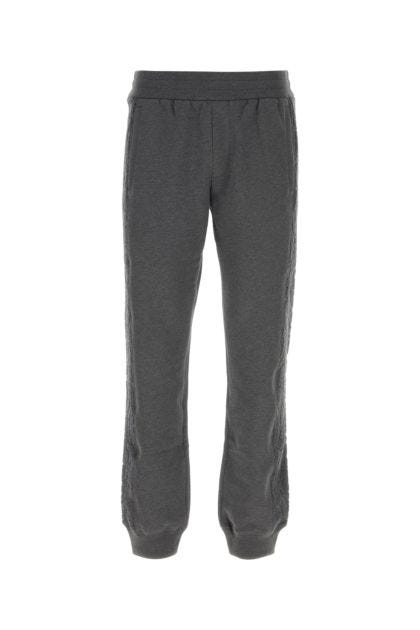 Pantalone jogging in cotone grigio