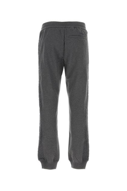 Pantalone jogging in cotone grigio